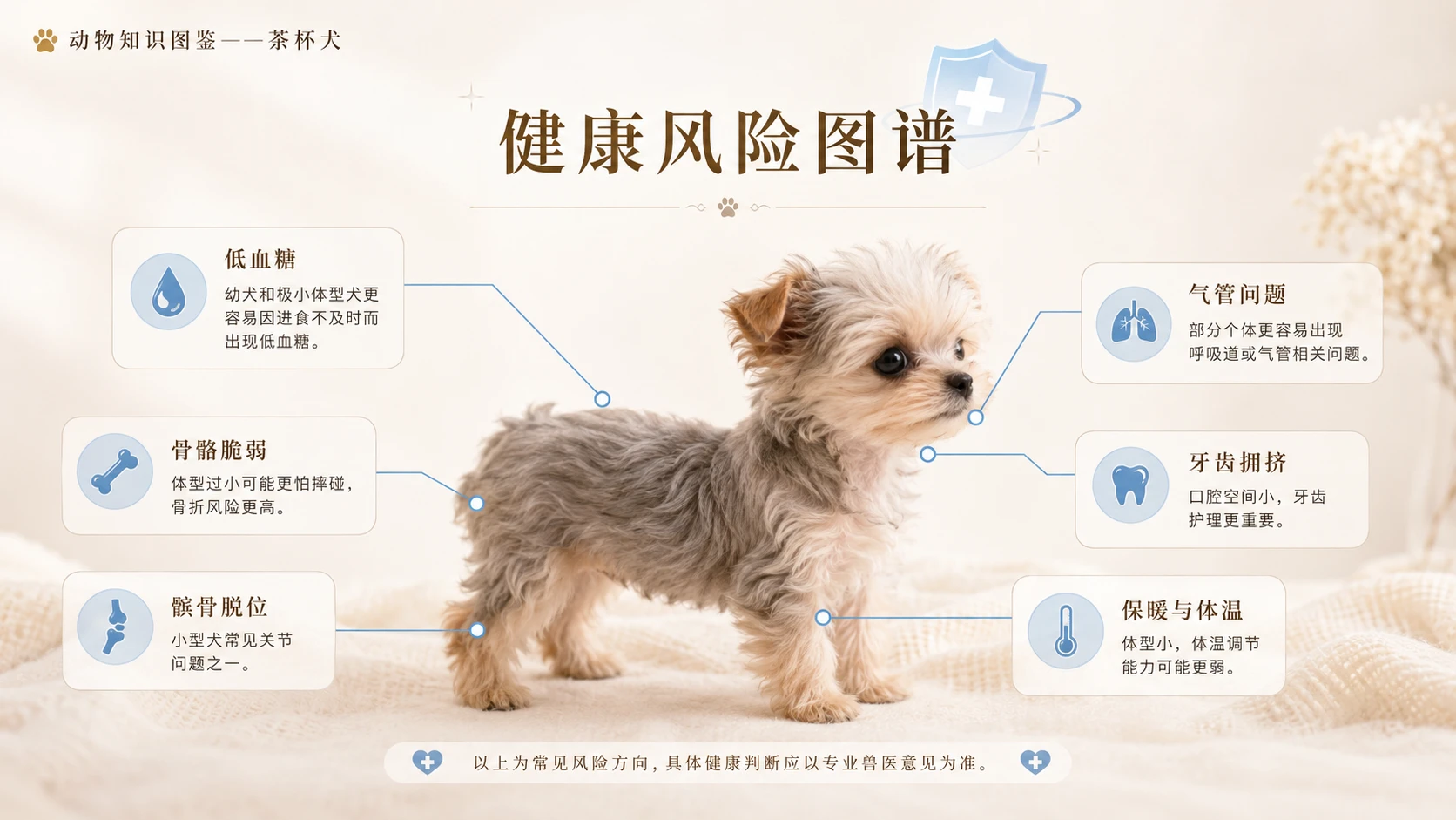 万物知识图鉴系列作品PPT——茶杯犬【4K】 - 预览图4