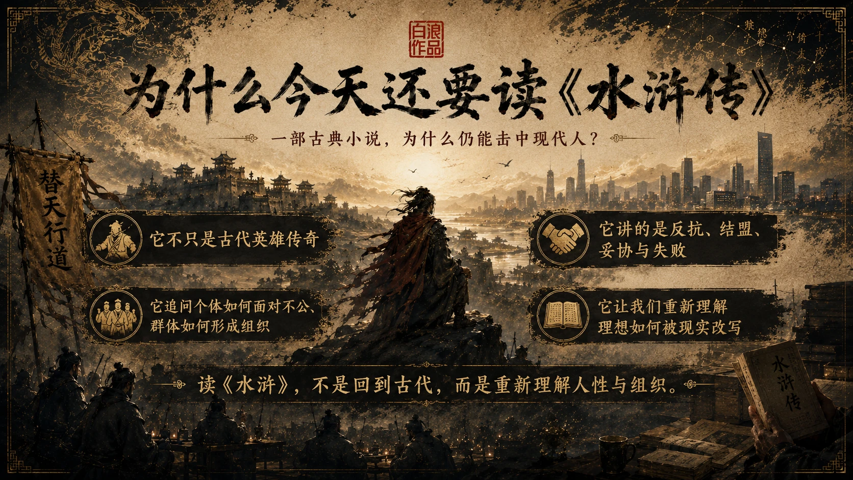水浒一百单八将｜第一部分：背景导入篇PPT - 预览图1