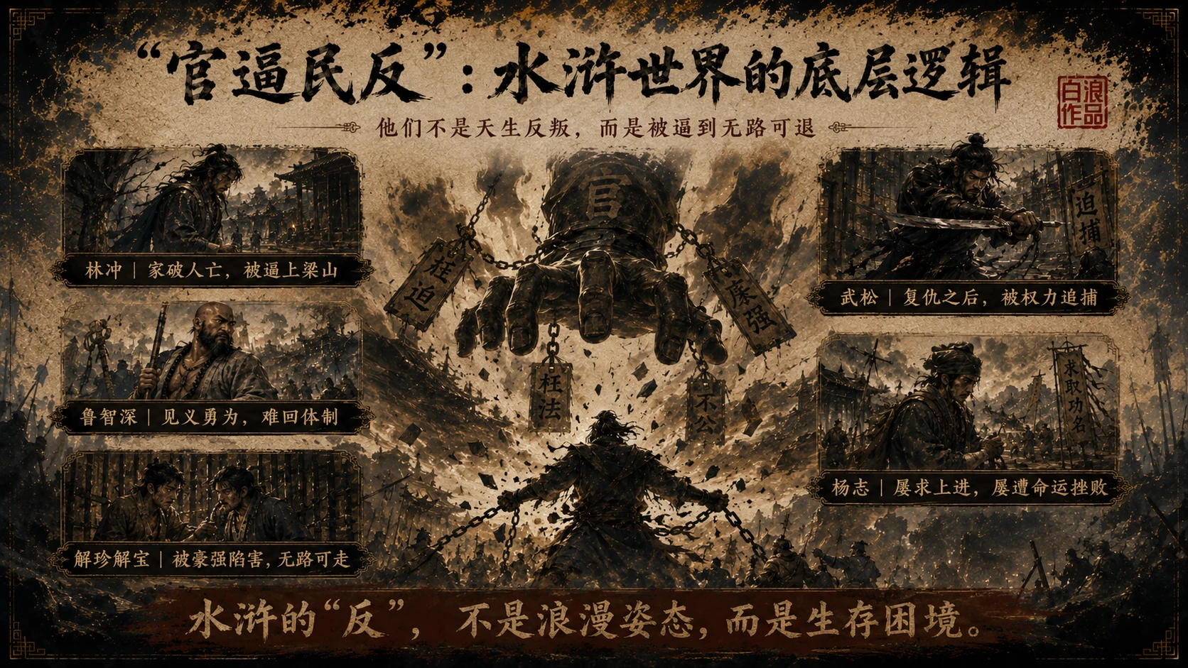 水浒一百单八将｜第一部分：背景导入篇PPT - 预览图5