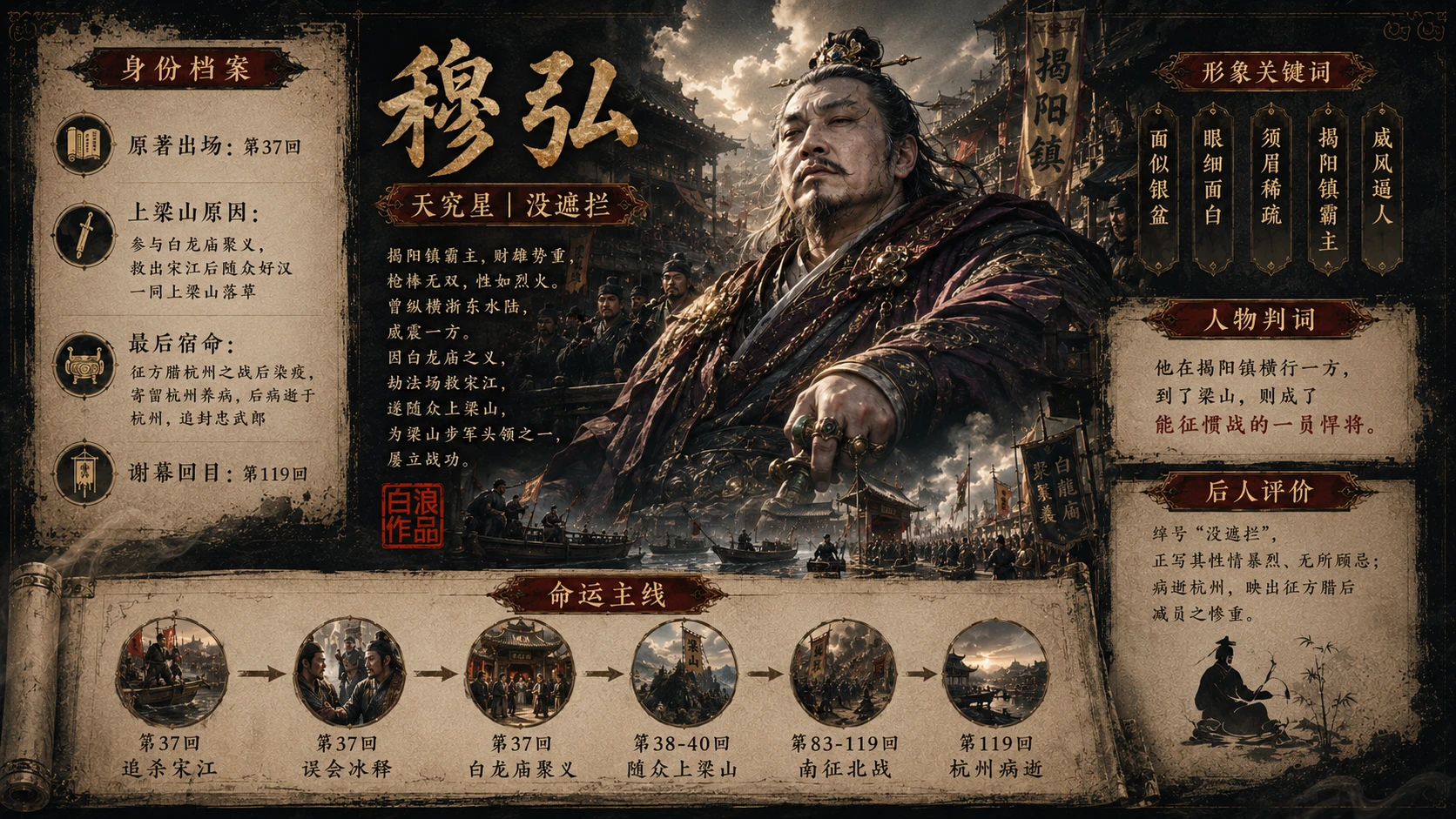 水浒一百单八将｜第二部分：天罡三十六星篇PPT - 预览图11