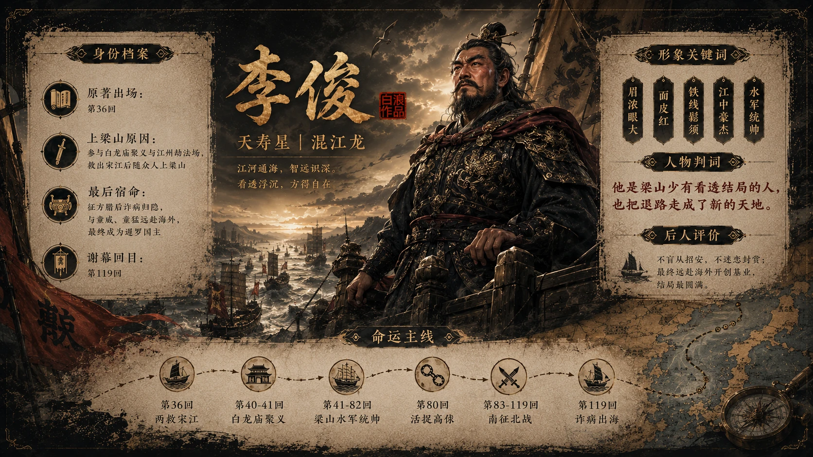 水浒一百单八将｜第二部分：天罡三十六星篇PPT - 预览图13