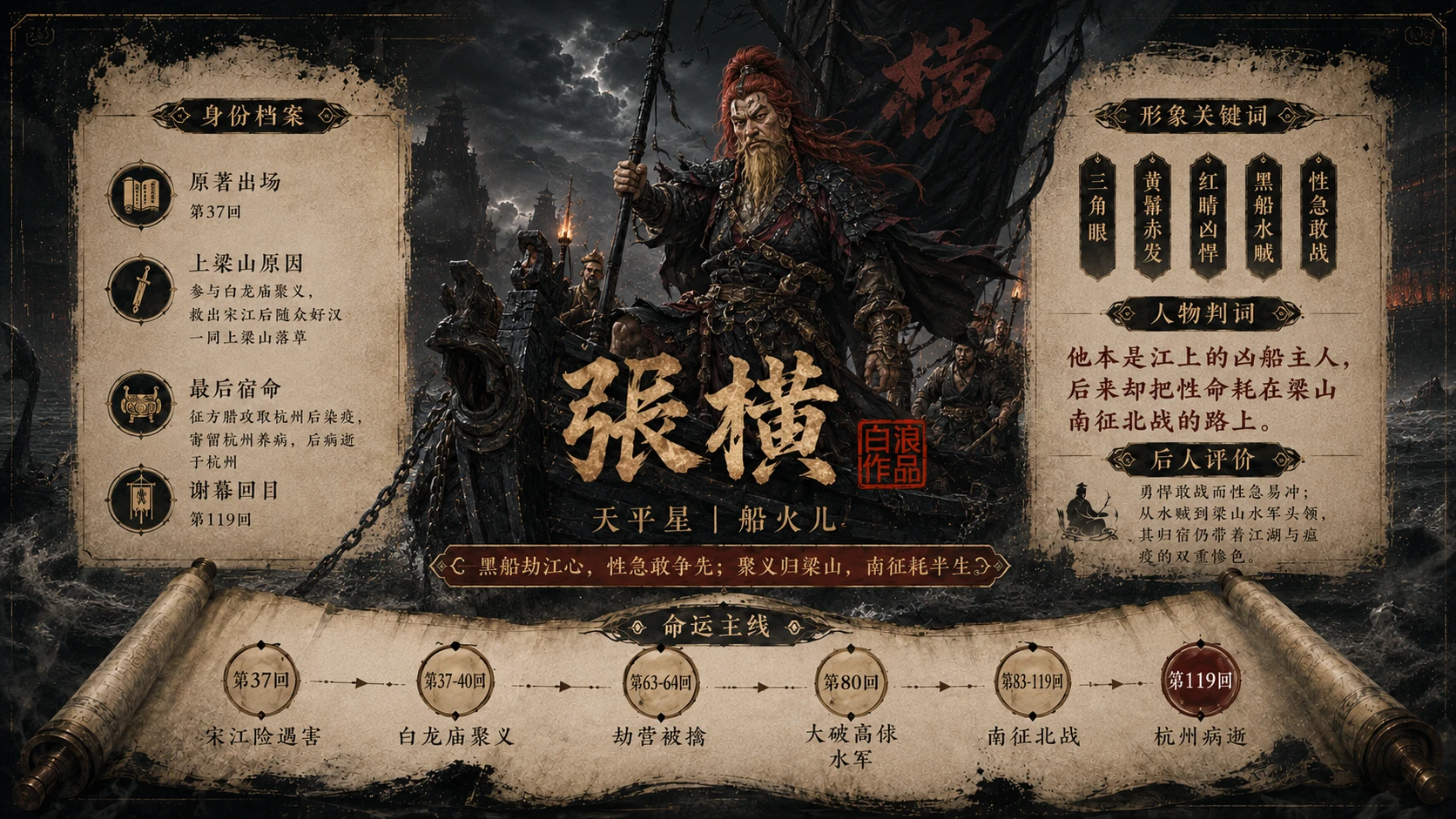 水浒一百单八将｜第二部分：天罡三十六星篇PPT - 预览图14