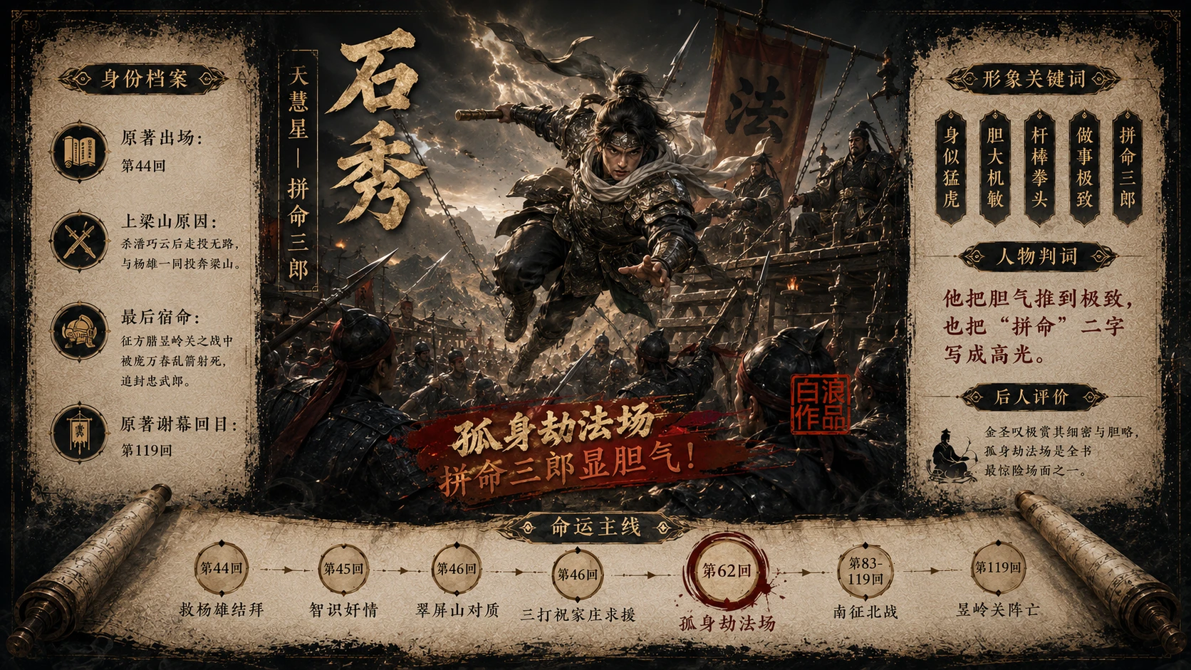 水浒一百单八将｜第二部分：天罡三十六星篇PPT - 预览图16