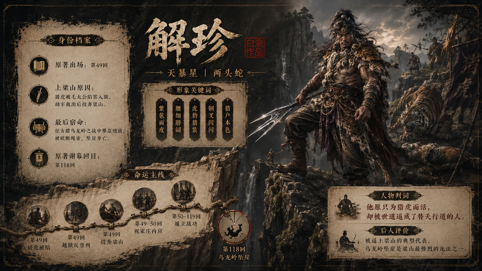 水浒一百单八将｜第二部分：天罡三十六星篇PPT - 预览图17