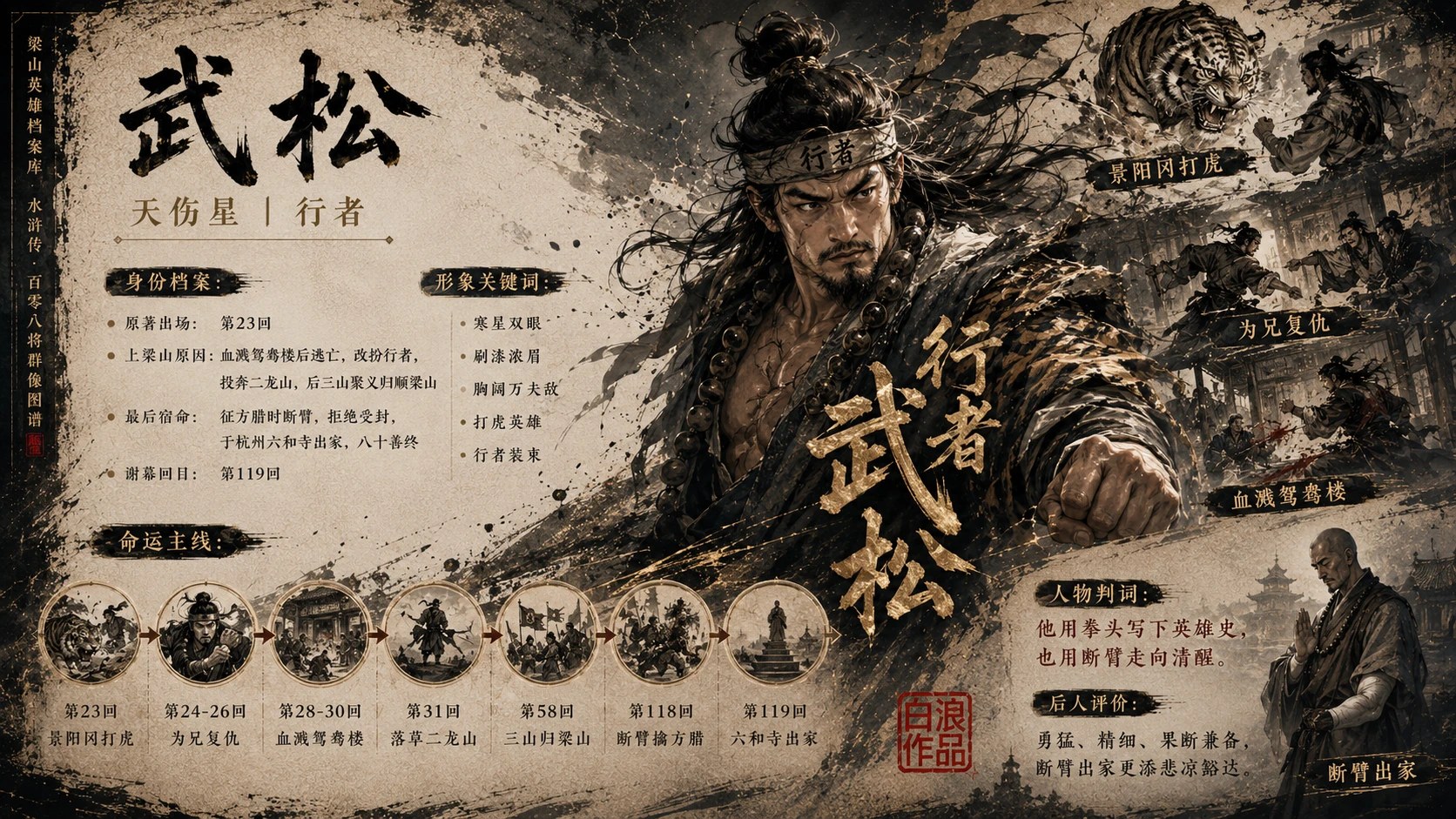 水浒一百单八将｜第二部分：天罡三十六星篇PPT - 预览图7