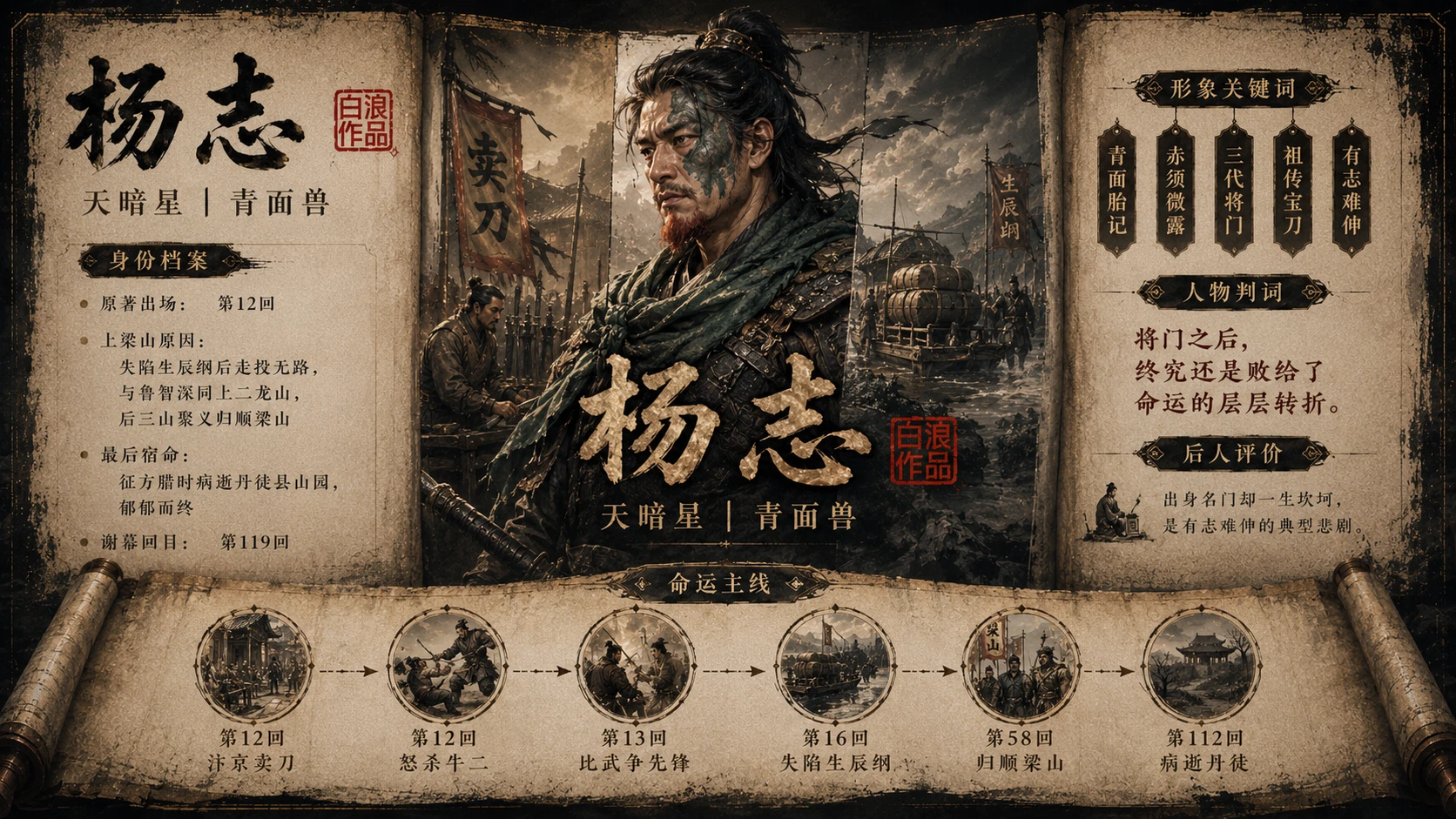 水浒一百单八将｜第二部分：天罡三十六星篇PPT - 预览图8