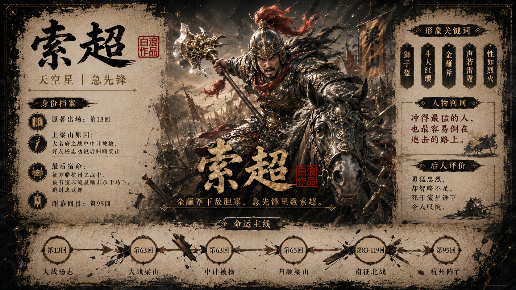 水浒一百单八将｜第二部分：天罡三十六星篇PPT - 预览图9