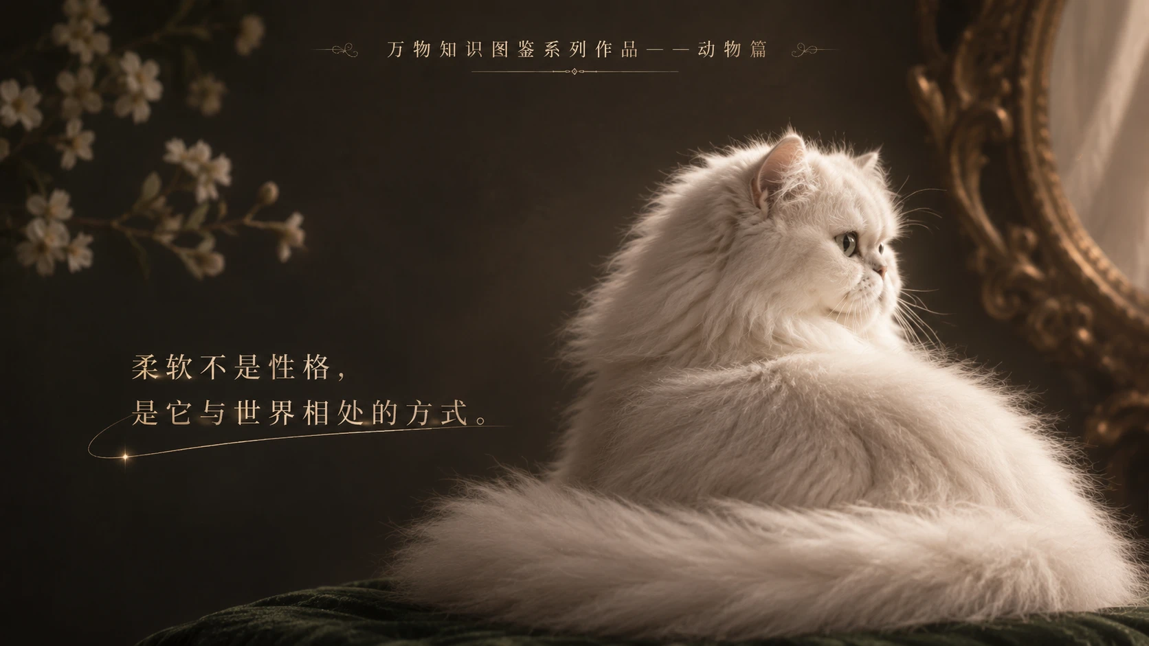 万物知识图鉴系列作品PPT——波斯猫【4K】 - 预览图9