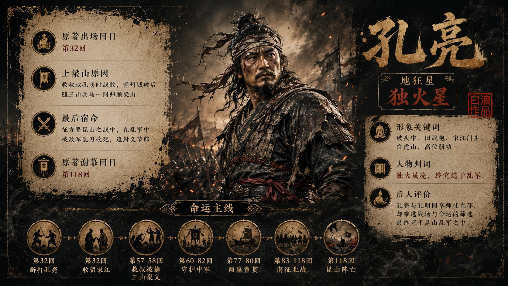 水浒一百单八将｜第三部分：地煞七十二星·前三十六星篇PPT - 预览图11