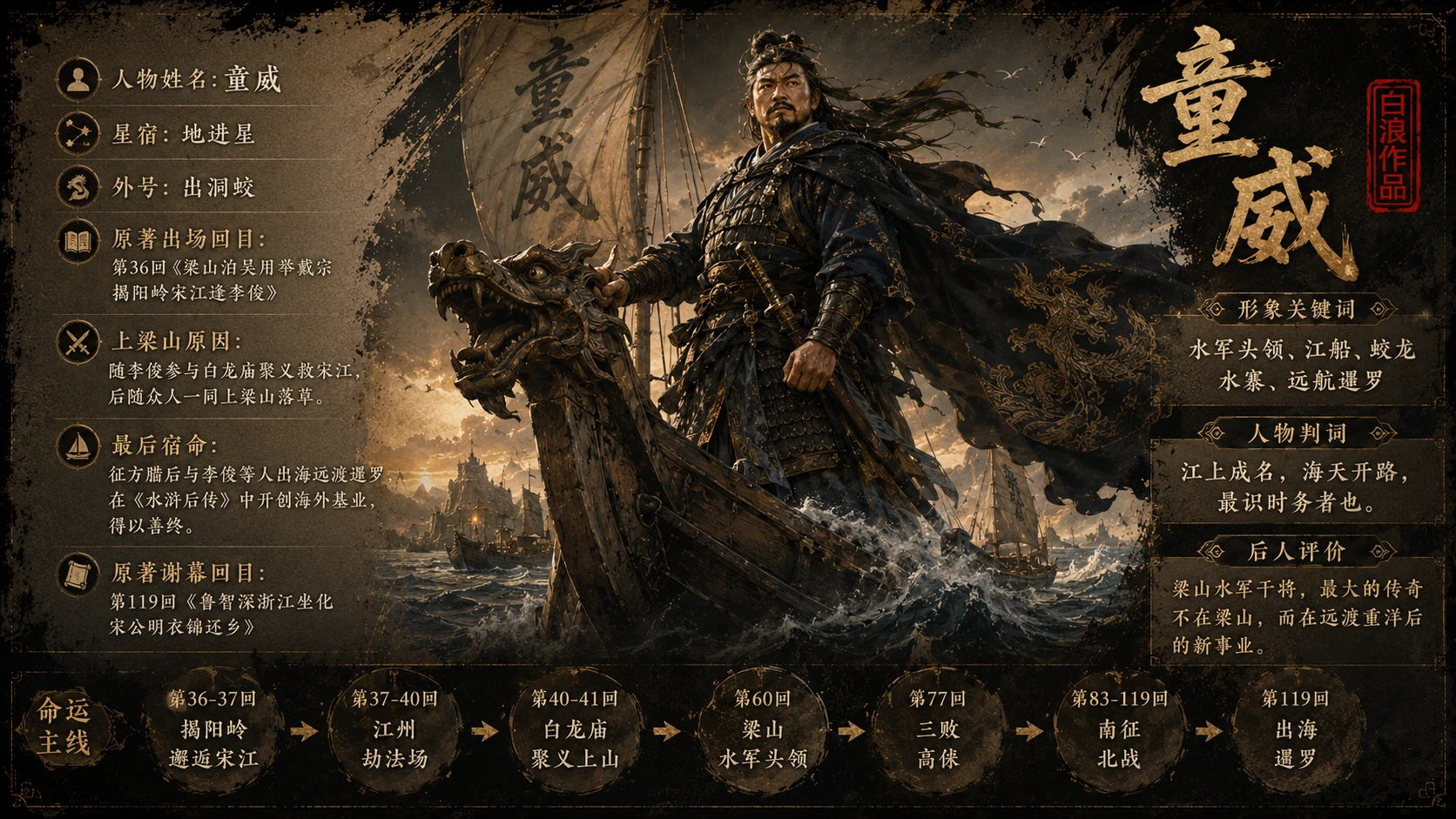 水浒一百单八将｜第三部分：地煞七十二星·前三十六星篇PPT - 预览图12
