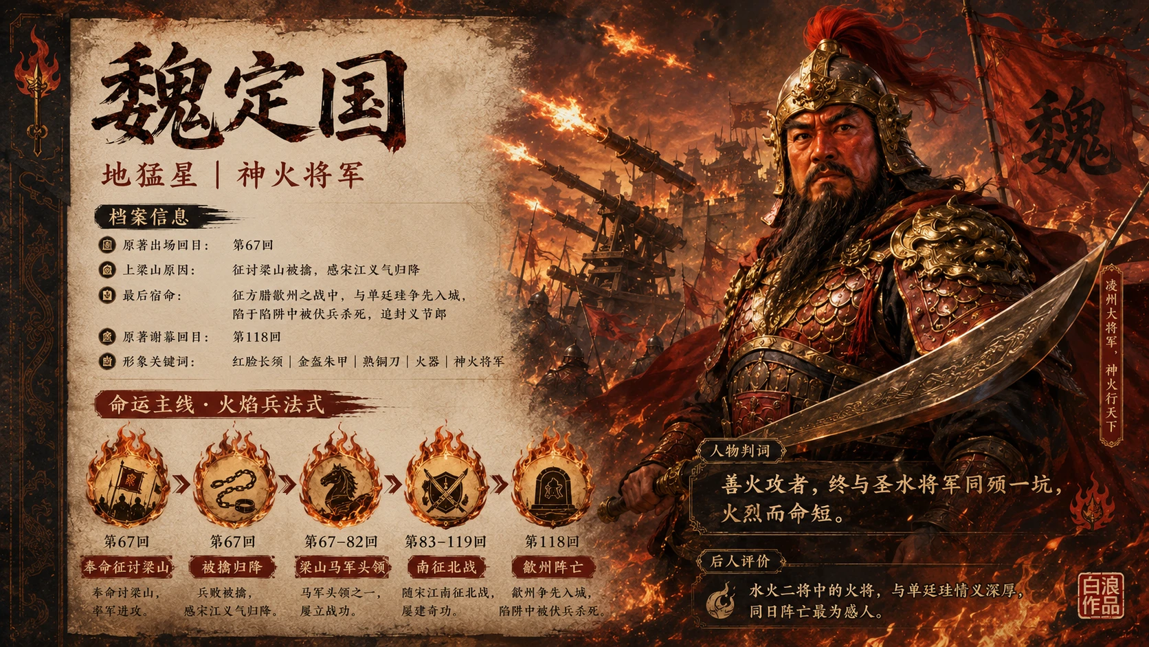 水浒一百单八将｜第三部分：地煞七十二星·前三十六星篇PPT - 预览图4