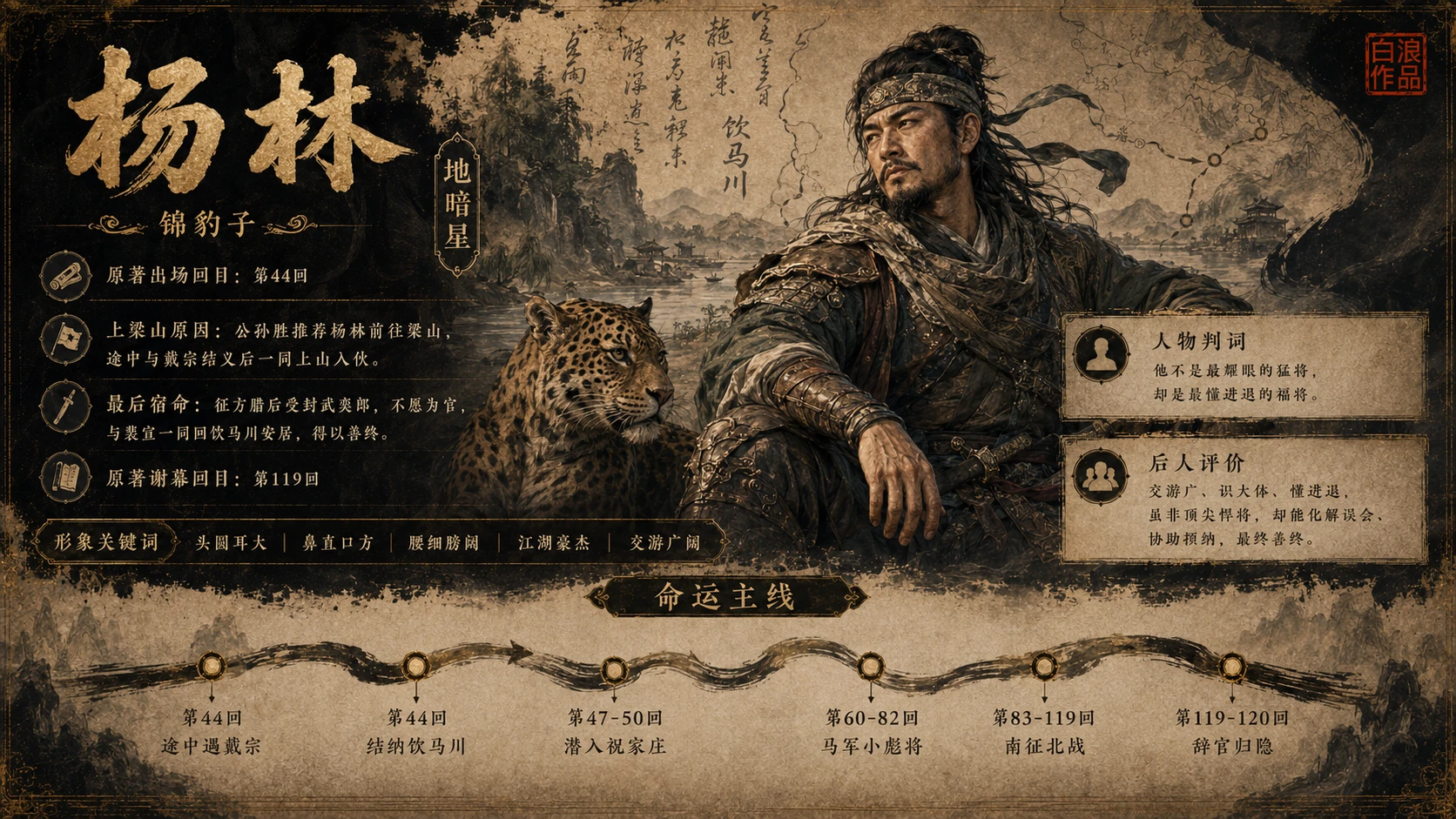 水浒一百单八将｜第三部分：地煞七十二星·前三十六星篇PPT - 预览图7