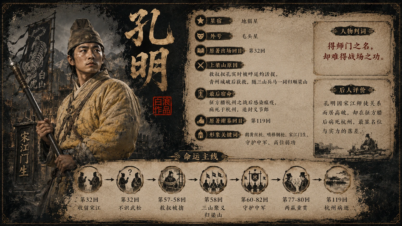 水浒一百单八将｜第三部分：地煞七十二星·前三十六星篇PPT - 预览图10