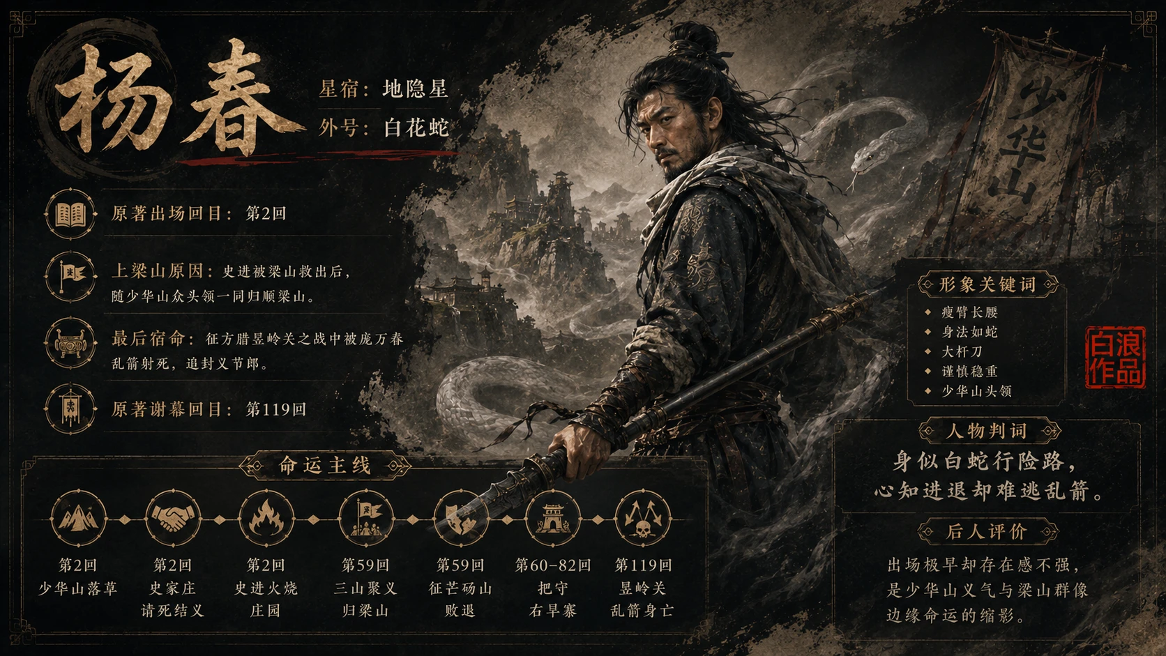 水浒一百单八将｜第四部分：地煞七十二星·后三十六星篇PPT - 预览图1