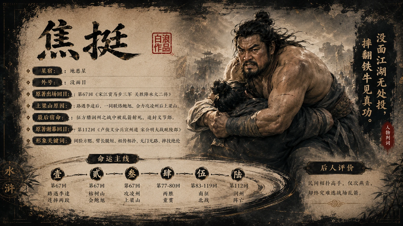 水浒一百单八将｜第四部分：地煞七十二星·后三十六星篇PPT - 预览图15
