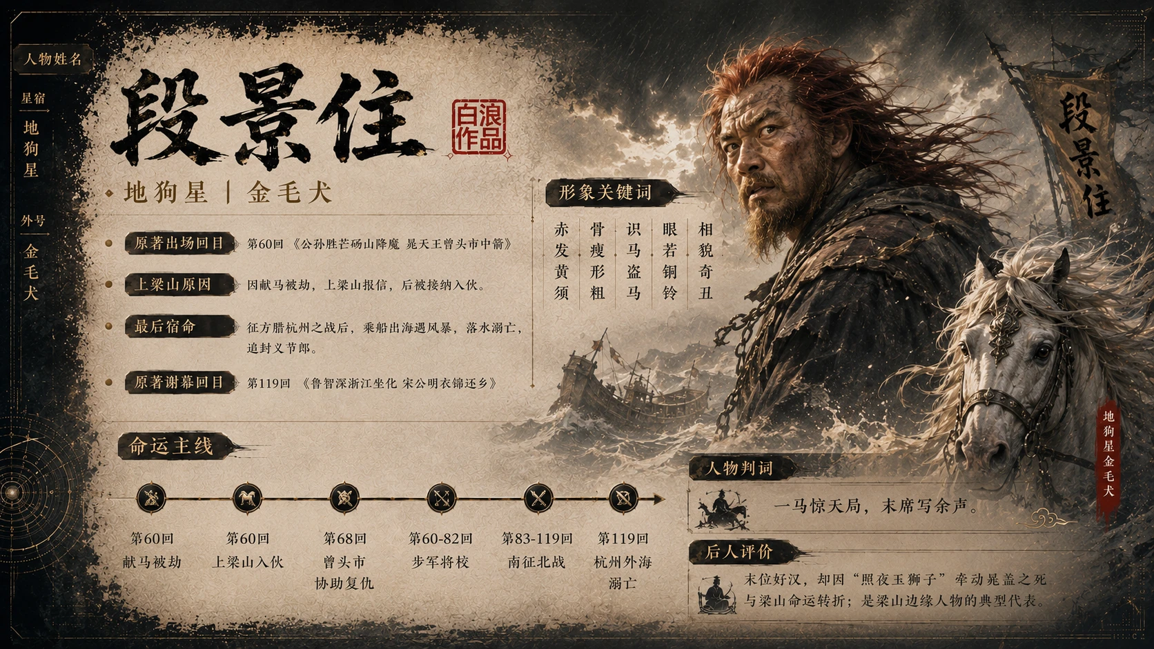 水浒一百单八将｜第四部分：地煞七十二星·后三十六星篇PPT - 预览图16