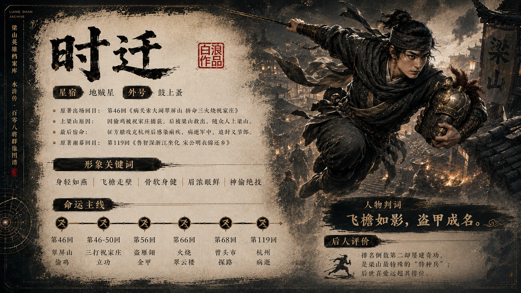 水浒一百单八将｜第四部分：地煞七十二星·后三十六星篇PPT - 预览图17