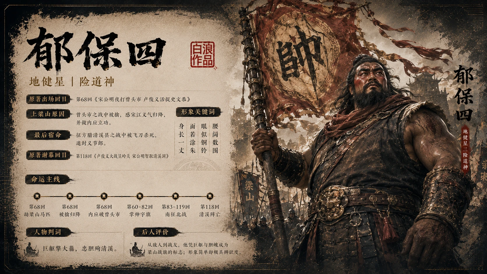 水浒一百单八将｜第四部分：地煞七十二星·后三十六星篇PPT - 预览图19