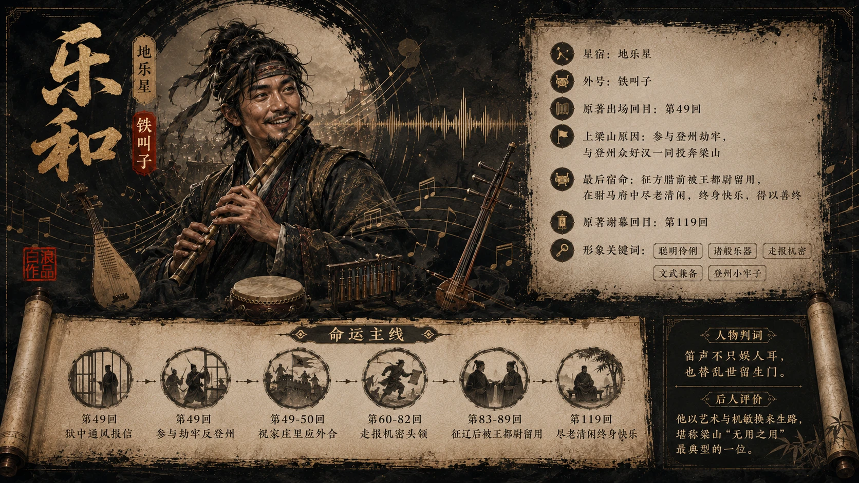 水浒一百单八将｜第四部分：地煞七十二星·后三十六星篇PPT - 预览图3