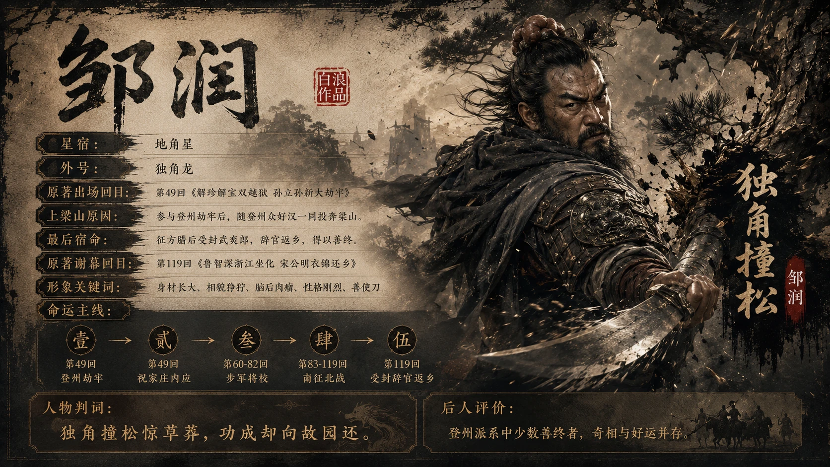 水浒一百单八将｜第四部分：地煞七十二星·后三十六星篇PPT - 预览图10