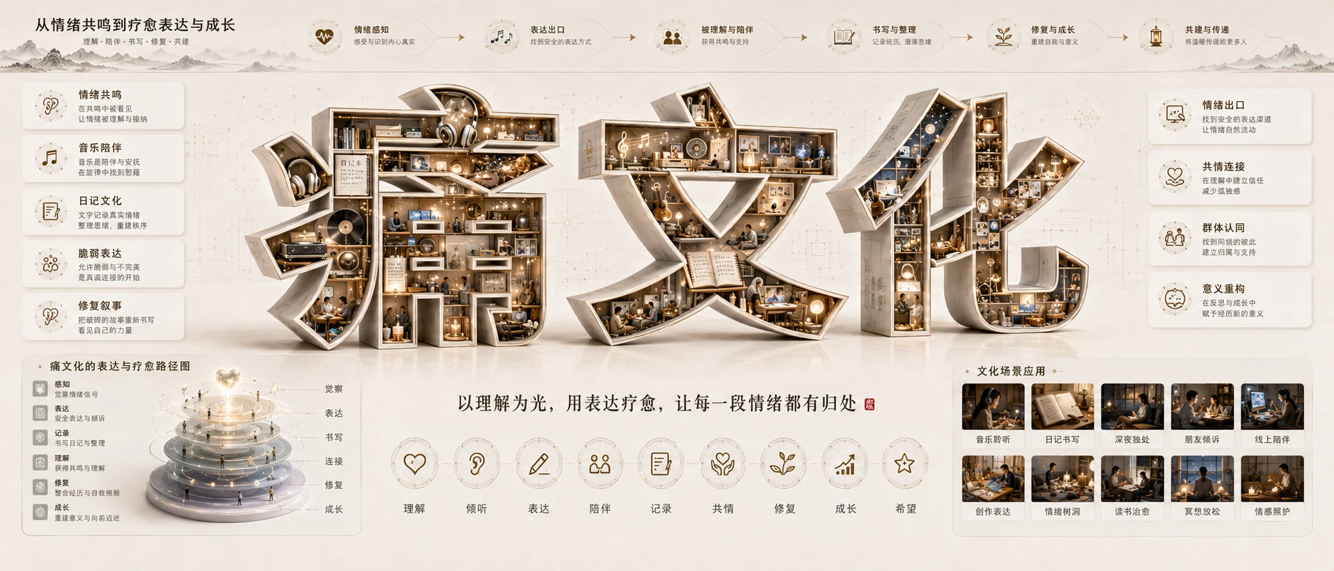 词境造景档案型｜50个时代热词视觉信息图PPT模板 - 预览图15