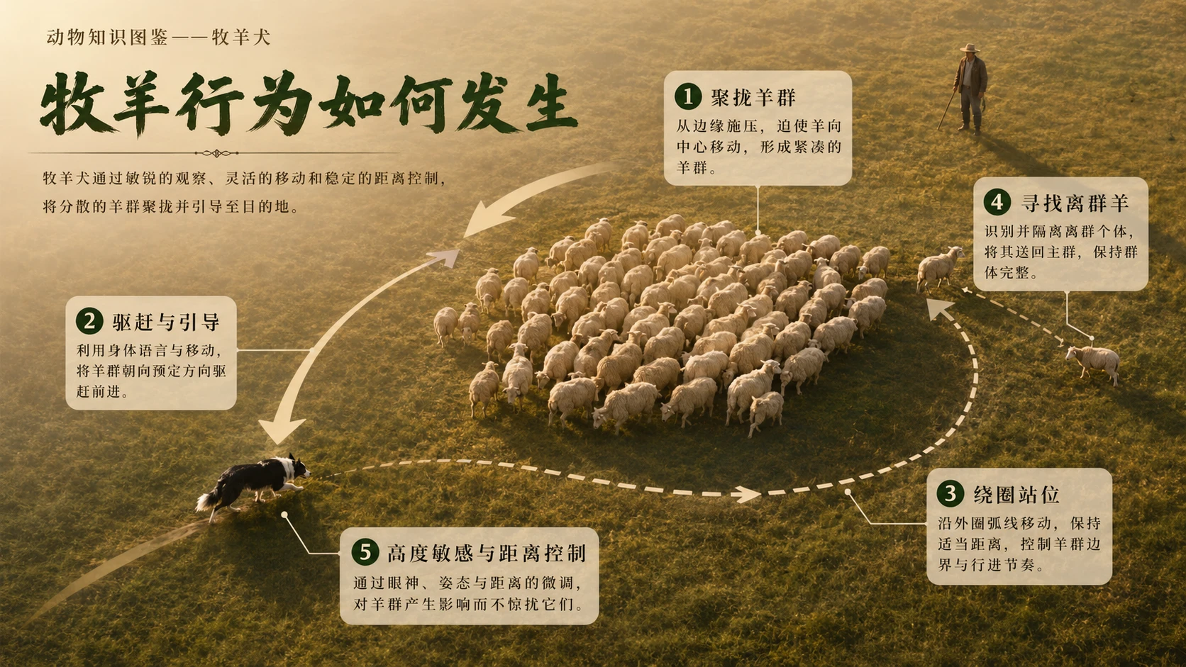 万物知识图鉴系列作品PPT——牧羊犬【4K】 - 预览图4