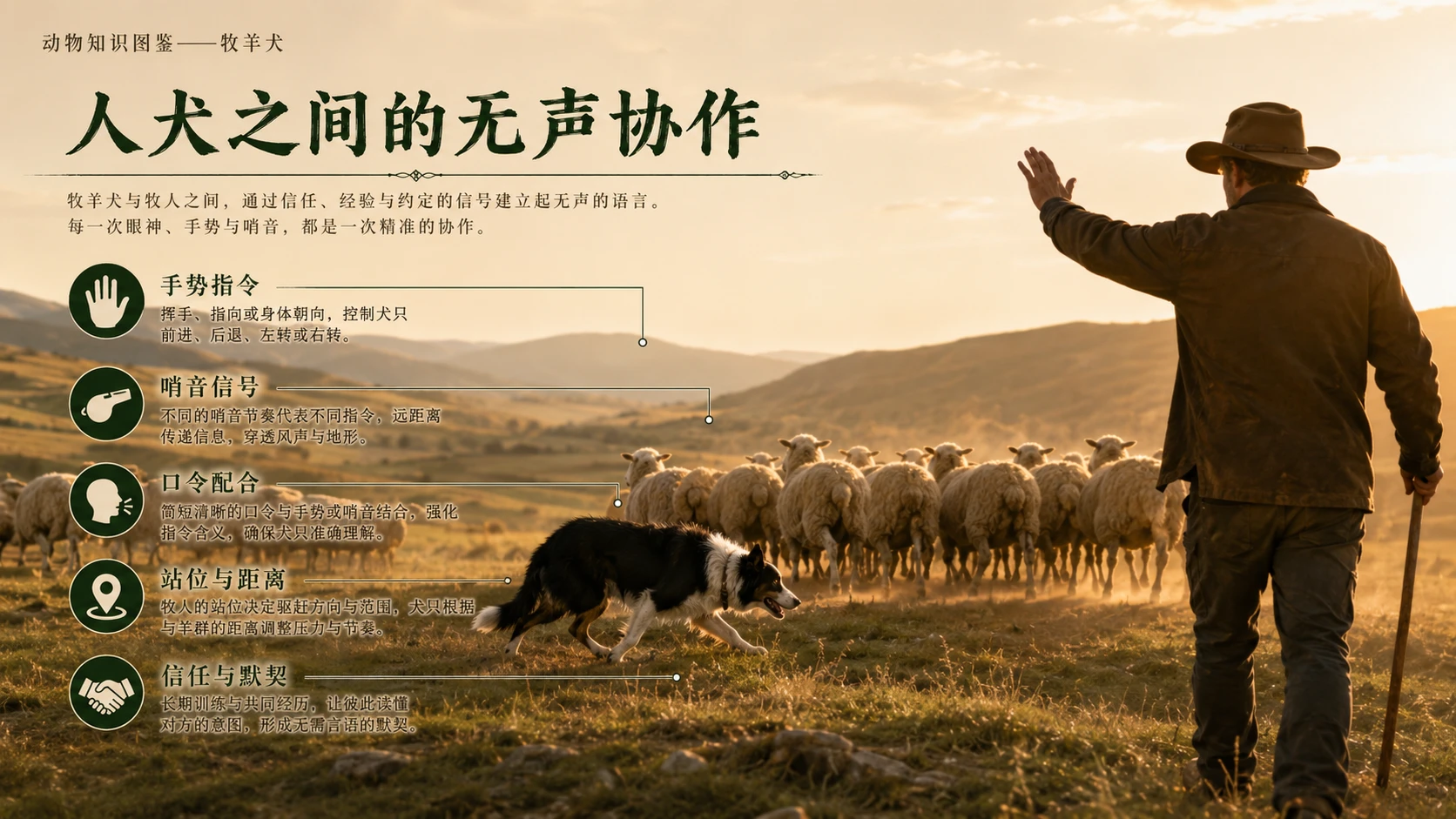 万物知识图鉴系列作品PPT——牧羊犬【4K】 - 预览图5