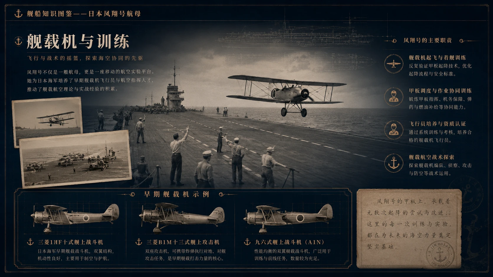 万物知识图鉴系列作品PPT——日本凤翔号航母【4K】 - 预览图5