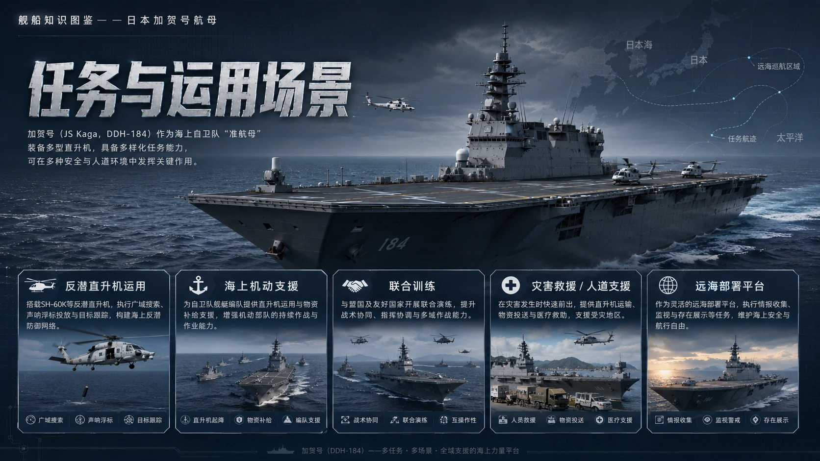 万物知识图鉴系列作品PPT——日本加贺号航母【4K】 - 预览图5