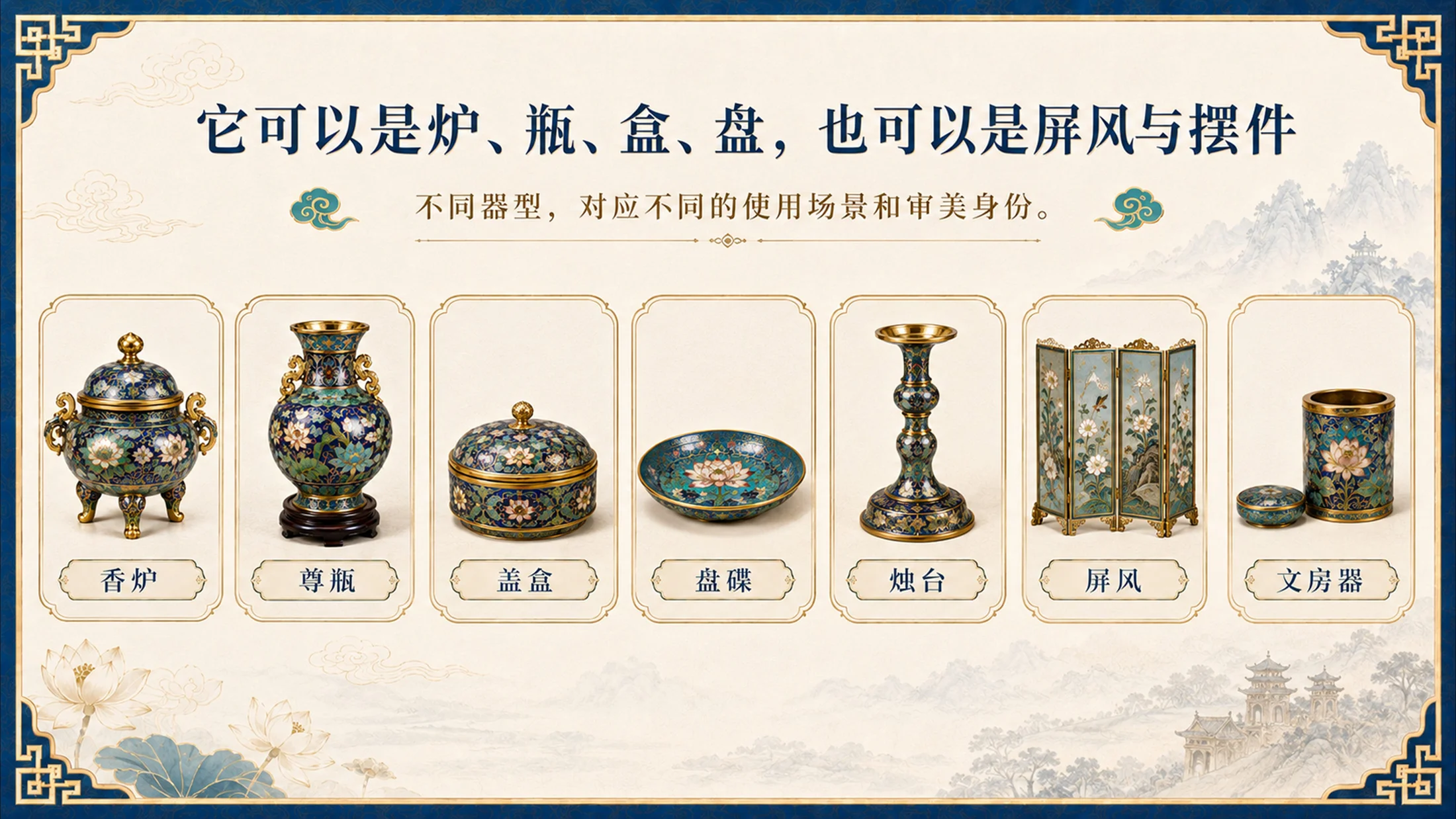 东方瑰宝珐琅华章景泰蓝掐丝工艺介绍PPT - 预览图4
