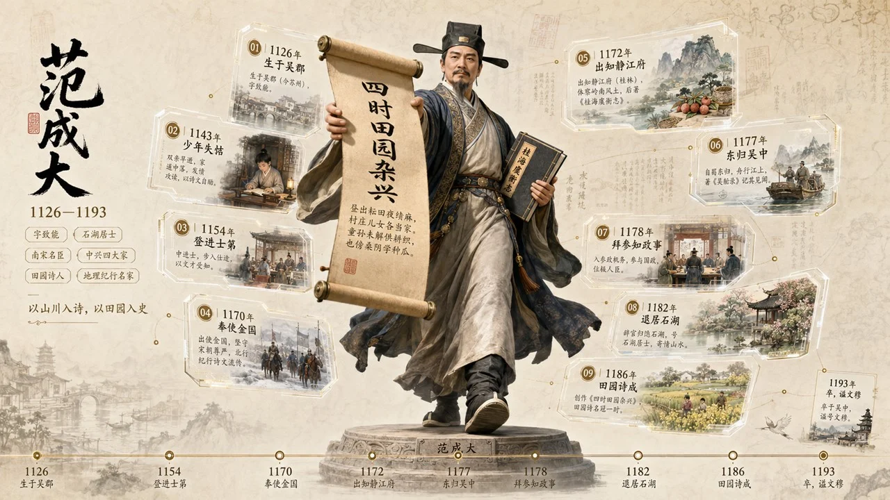 帅气的小学课本里的诗人3D全面简介PPT - 预览图19
