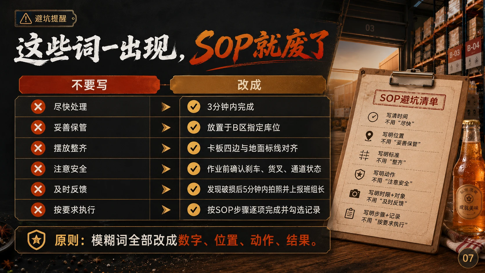舌尖上的仓储·SOP制作培训 - 预览图6