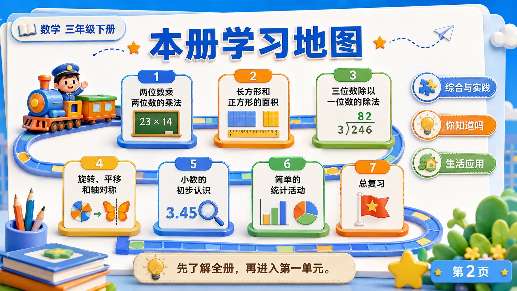 西师版小学三年级数学课件（部分） - 预览图1