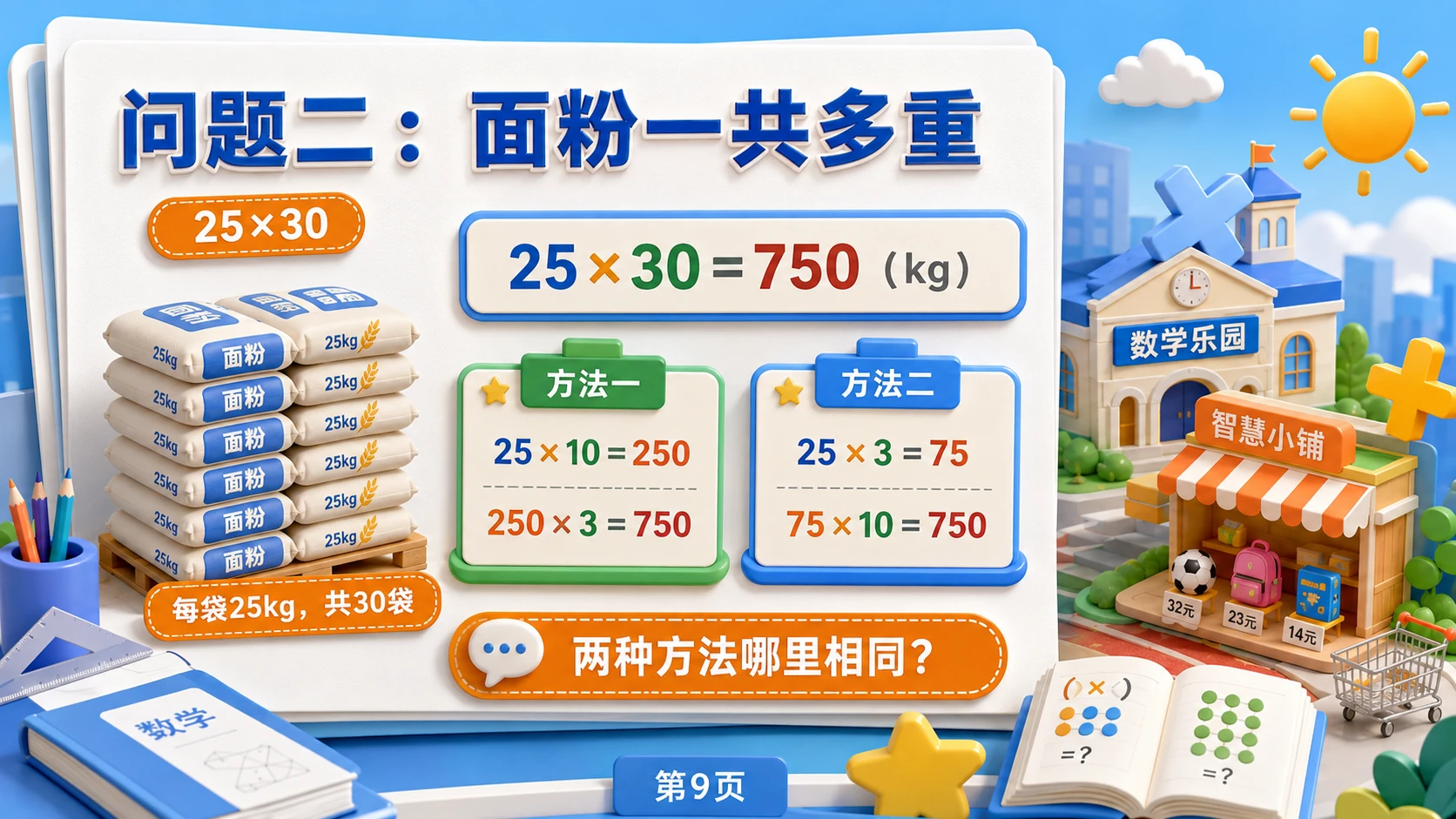 西师版小学三年级数学课件（部分） - 预览图8