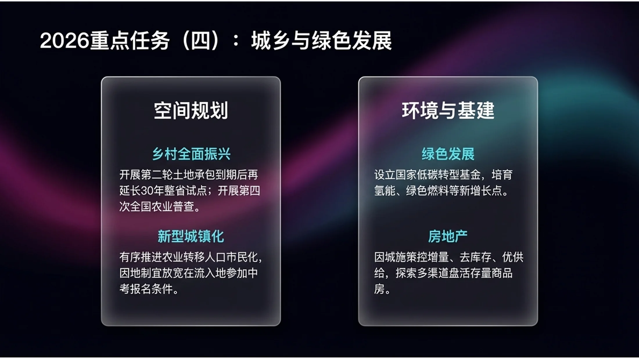 霓虹赛博毛玻璃光效科技风政府工作报告PPT - 预览图10