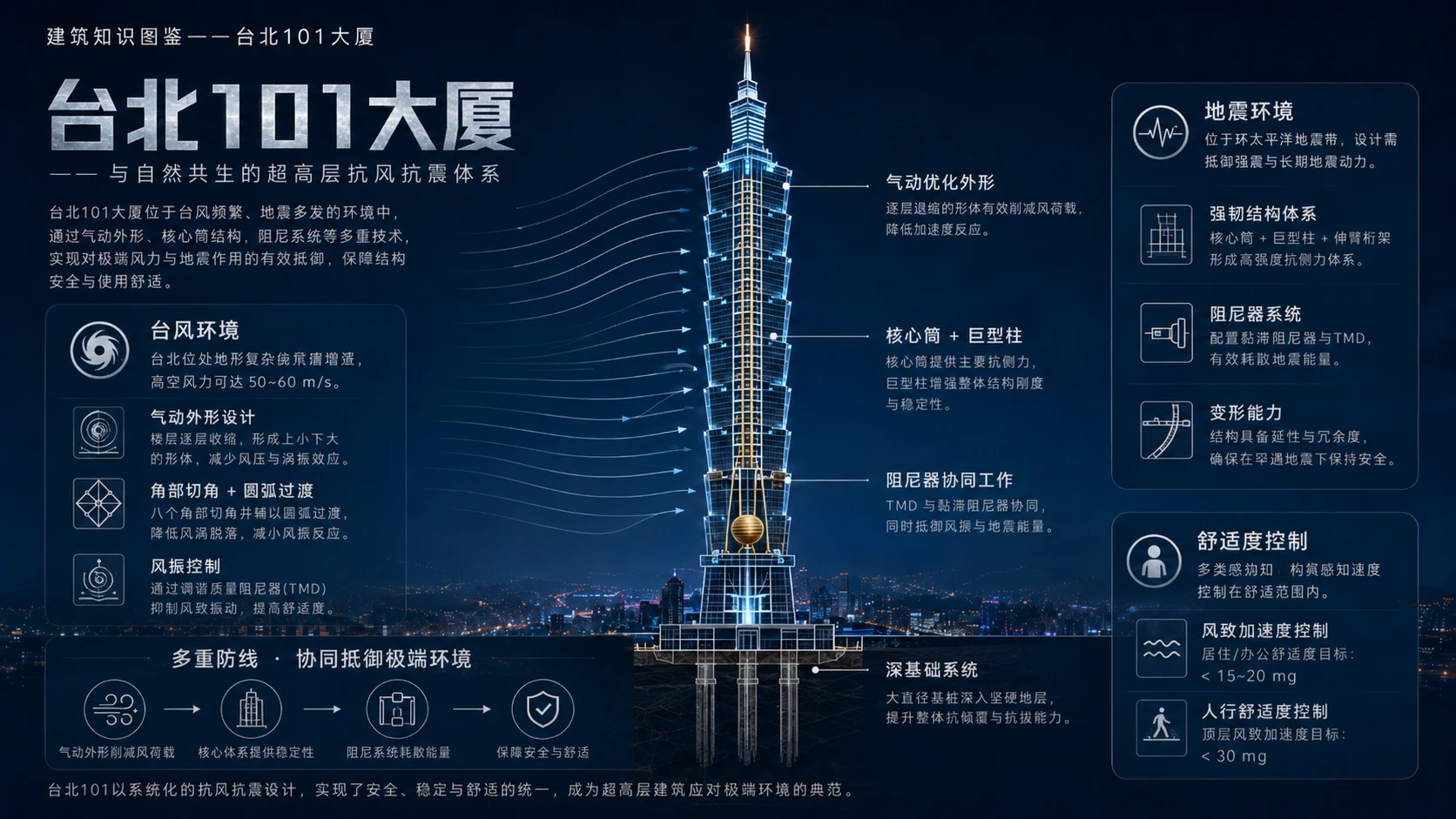万物知识图鉴系列作品PPT——台北101大厦【4K】 - 预览图5