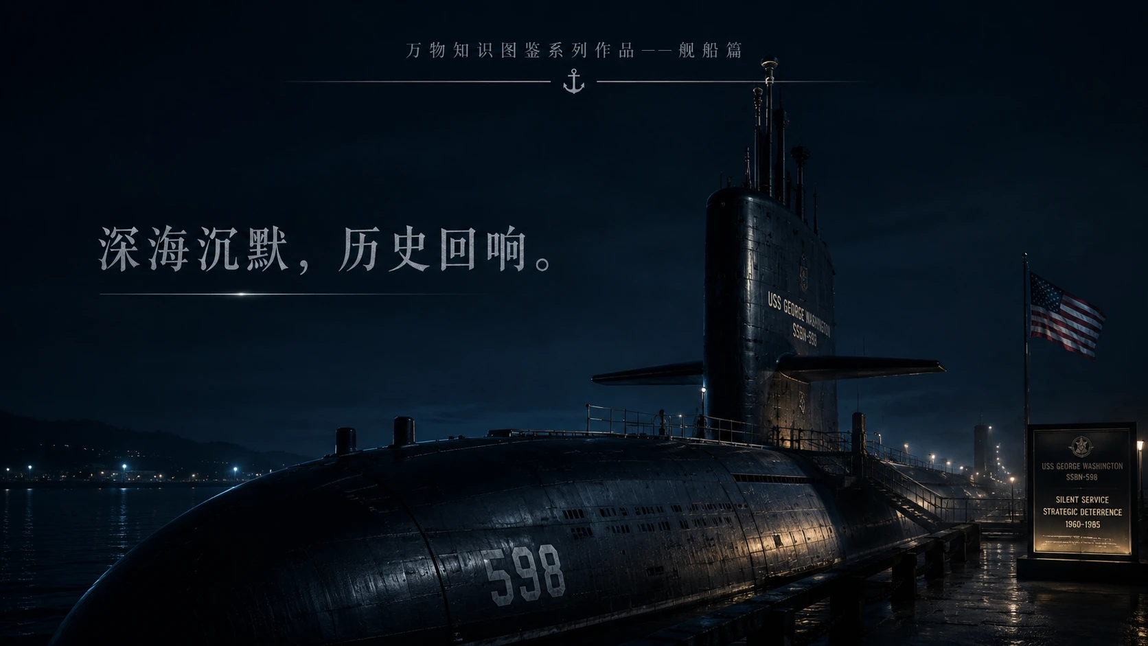万物知识图鉴系列作品PPT——乔治·华盛顿号核潜艇【4K】 - 预览图9