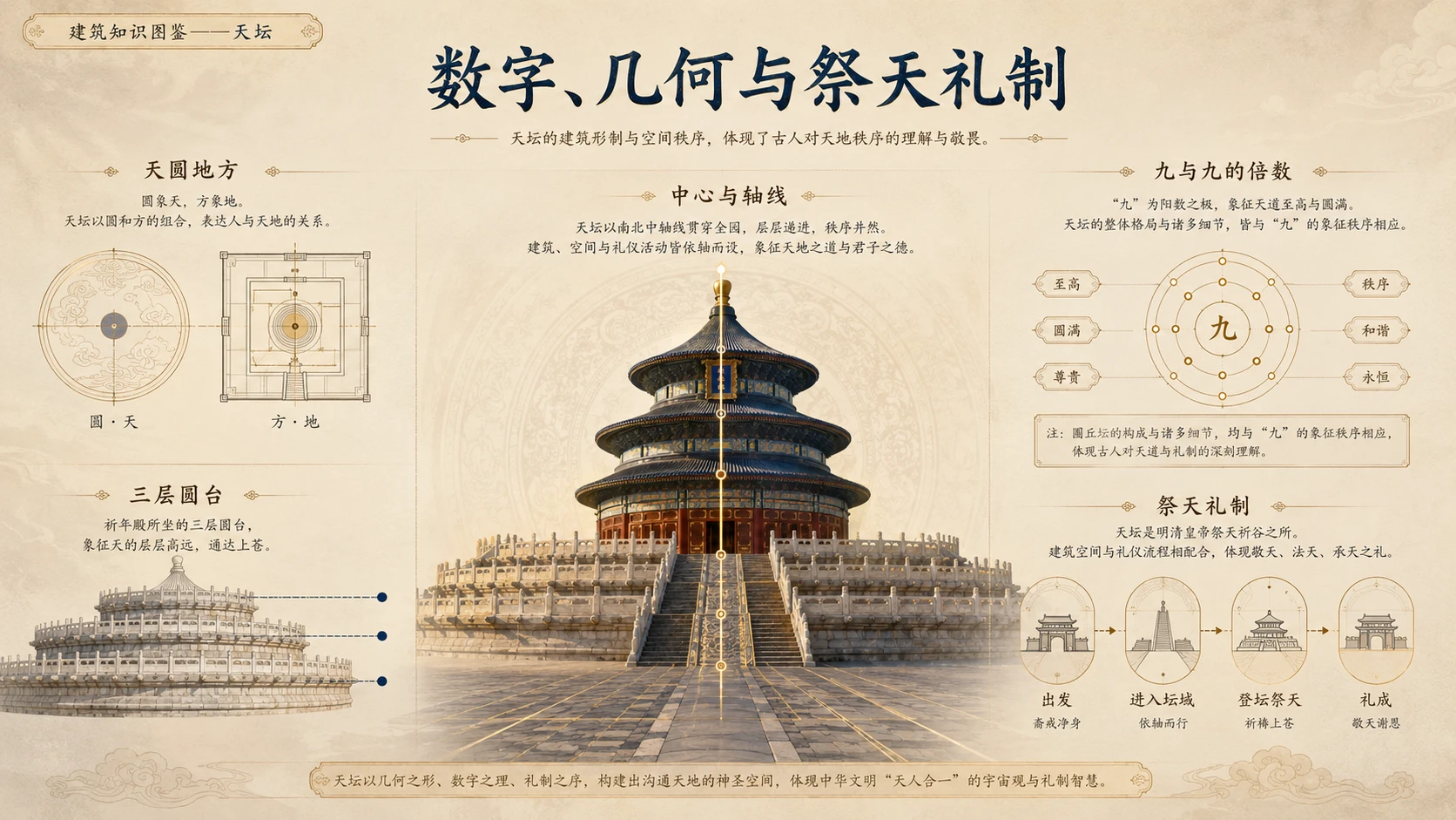 万物知识图鉴系列作品PPT——天坛【4K】 - 预览图5