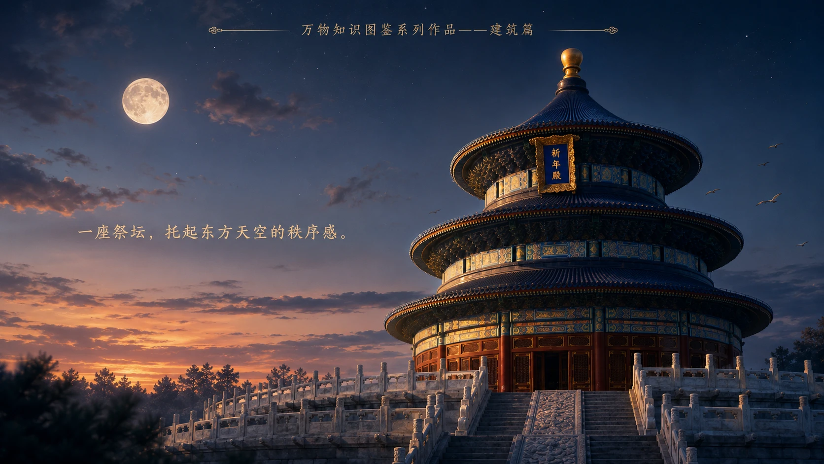 万物知识图鉴系列作品PPT——天坛【4K】 - 预览图9