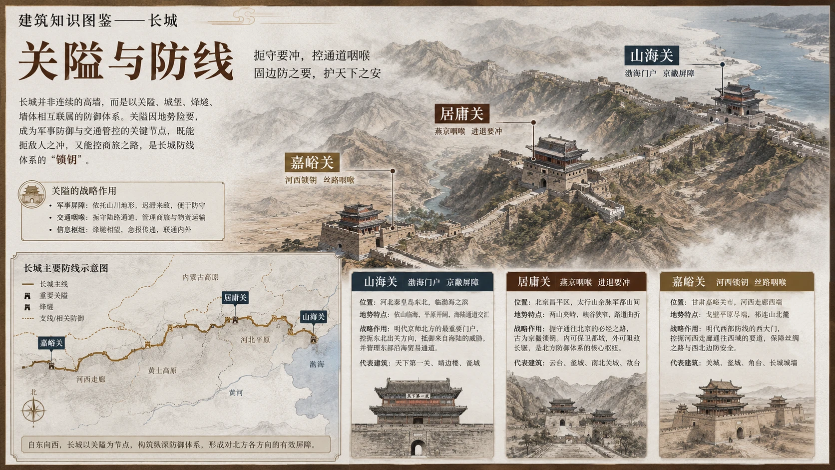 万物知识图鉴系列作品PPT——长城【4K】 - 预览图5