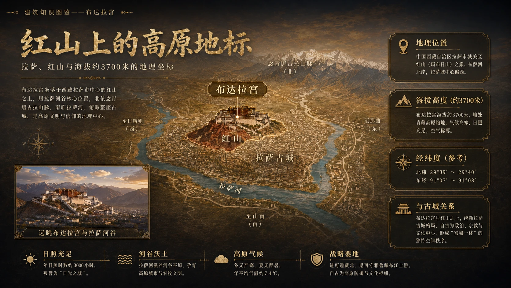 万物知识图鉴系列作品PPT——布达拉宫【4K】 - 预览图2