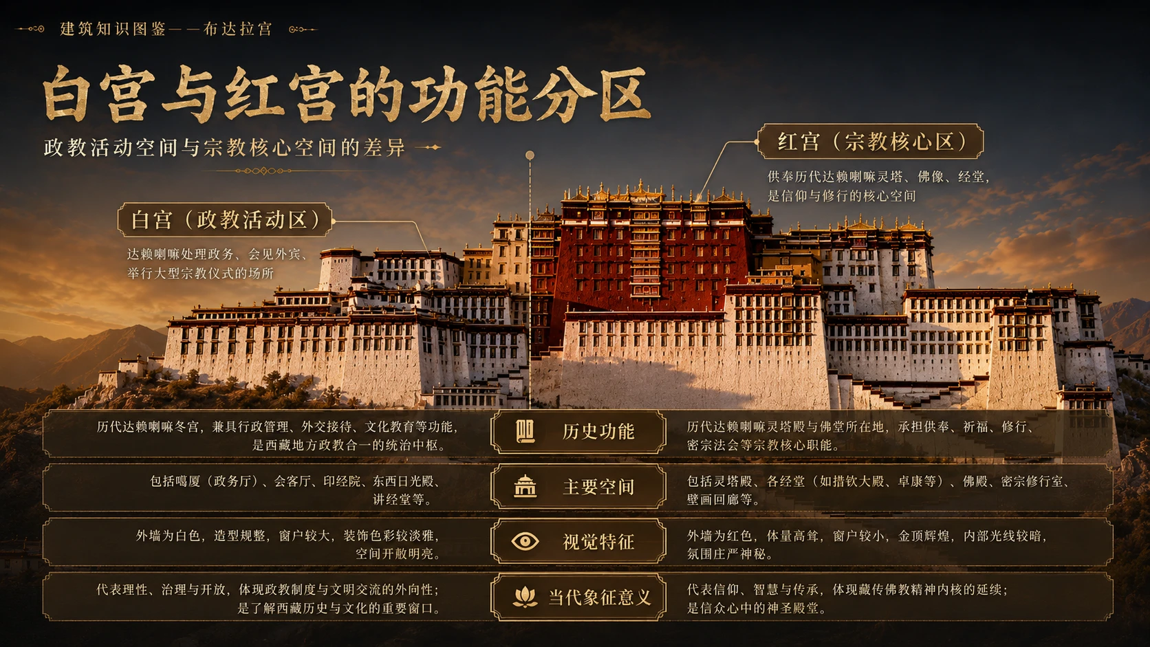 万物知识图鉴系列作品PPT——布达拉宫【4K】 - 预览图4