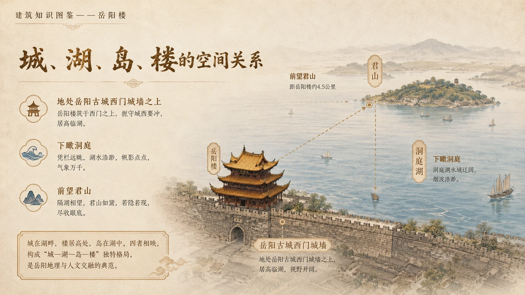 万物知识图鉴系列作品PPT——岳阳楼【4K】 - 预览图1