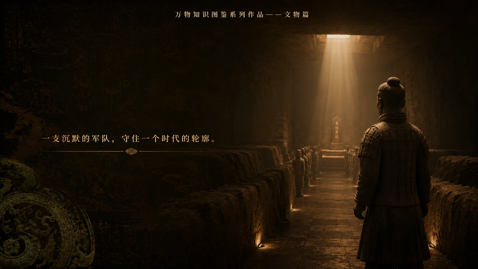 万物知识图鉴系列作品PPT——秦始皇陵及兵马俑【4K】 - 预览图9