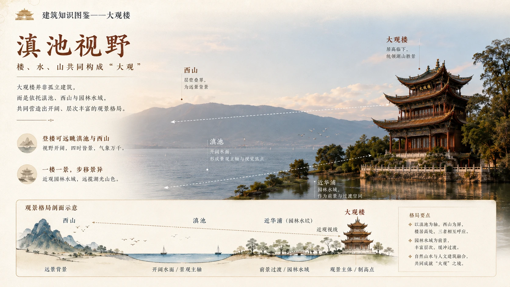 万物知识图鉴系列作品PPT——大观楼【4K】 - 预览图5