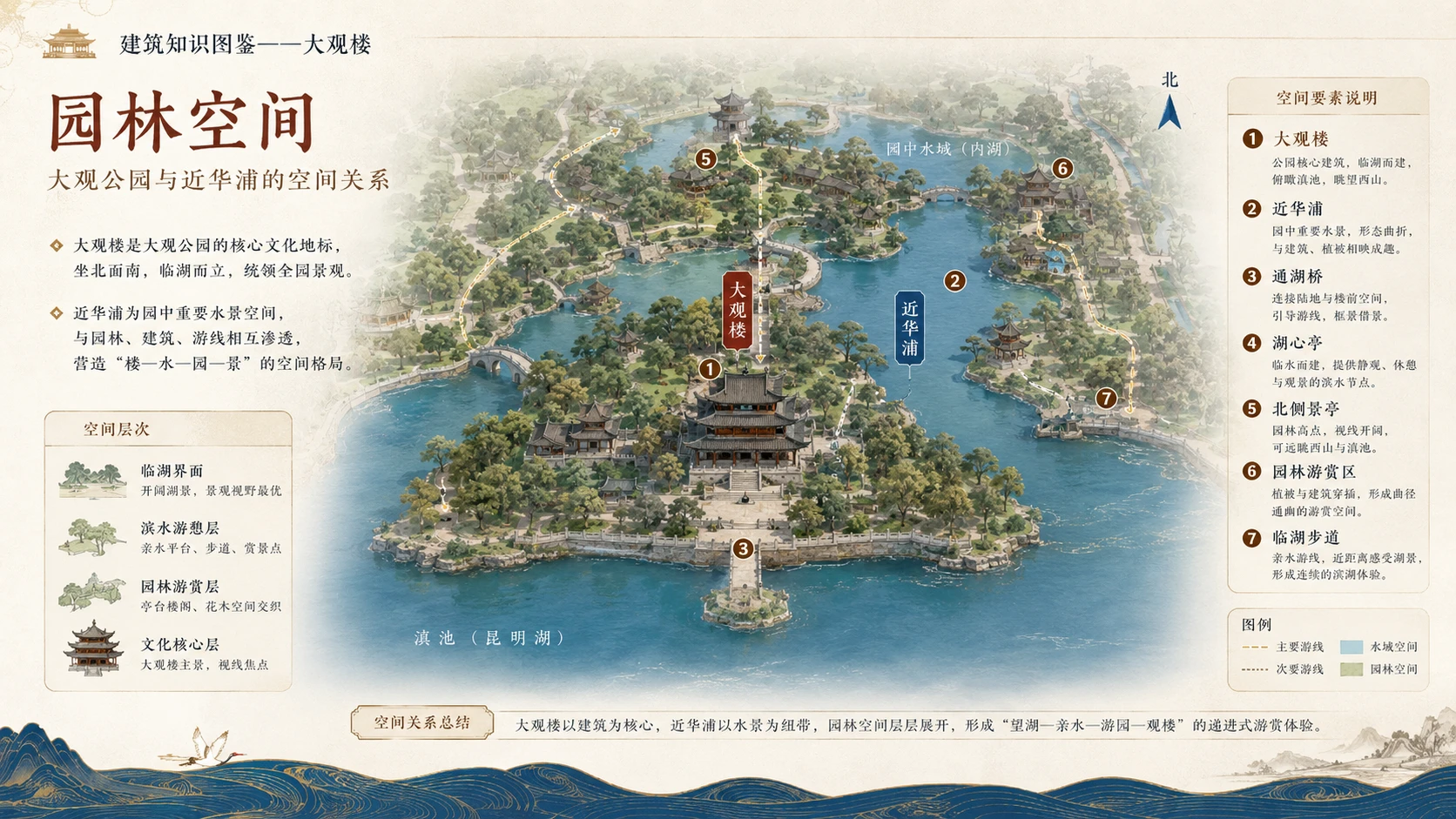 万物知识图鉴系列作品PPT——大观楼【4K】 - 预览图6