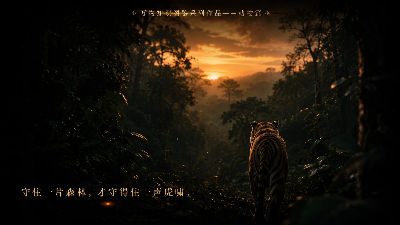 万物知识图鉴系列作品PPT——苏门答腊虎【4K】 - 预览图9