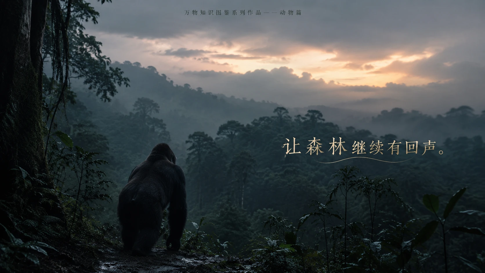万物知识图鉴系列作品PPT——克罗斯河大猩猩【4K】 - 预览图9