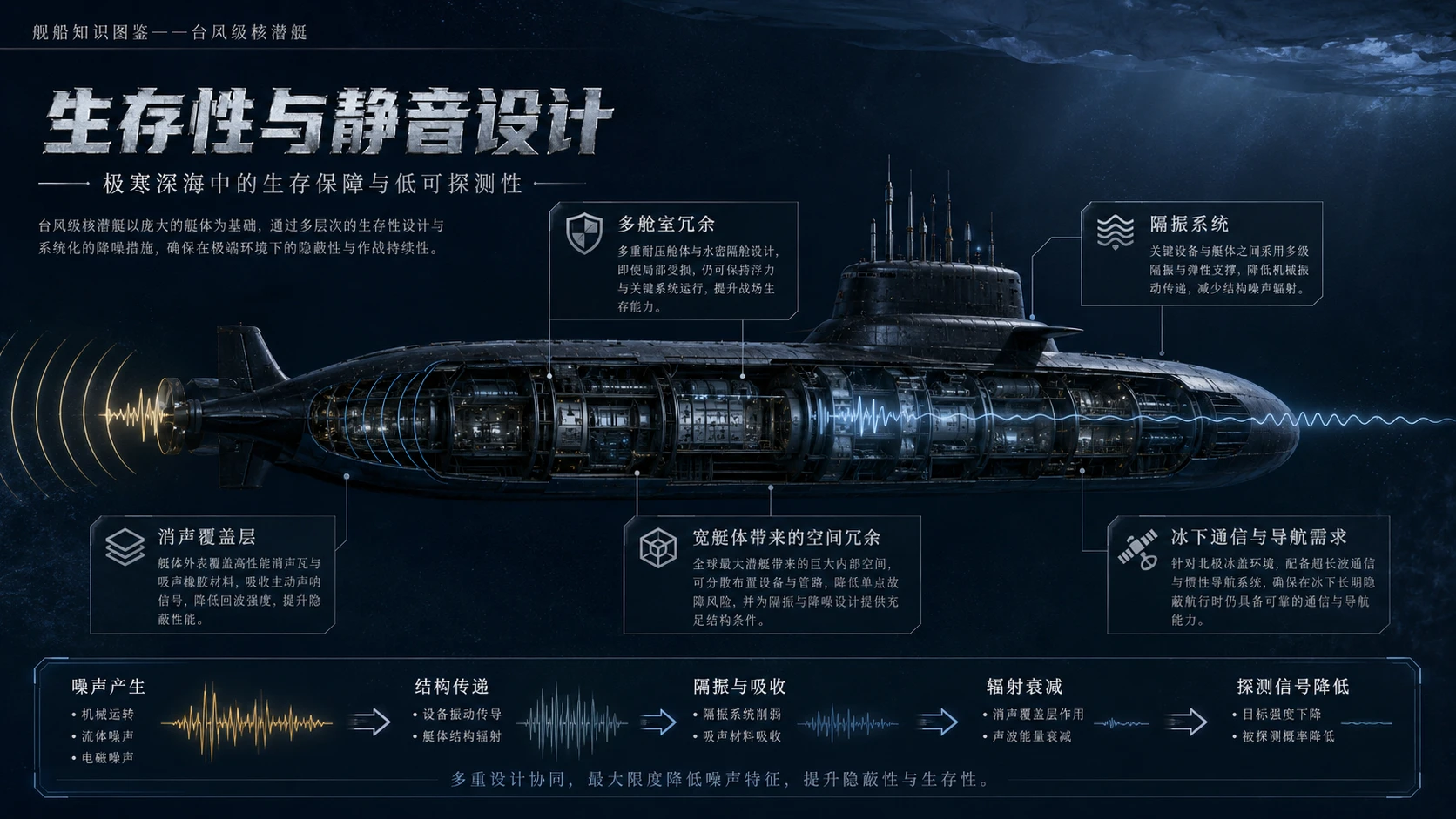 万物知识图鉴系列作品PPT——台风级核潜艇【4K】 - 预览图6