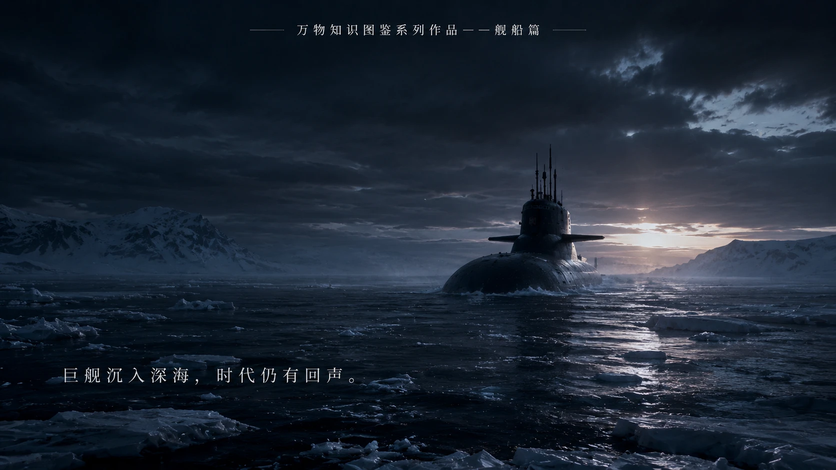 万物知识图鉴系列作品PPT——台风级核潜艇【4K】 - 预览图9